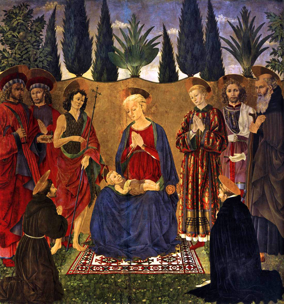 madonna and child with saints